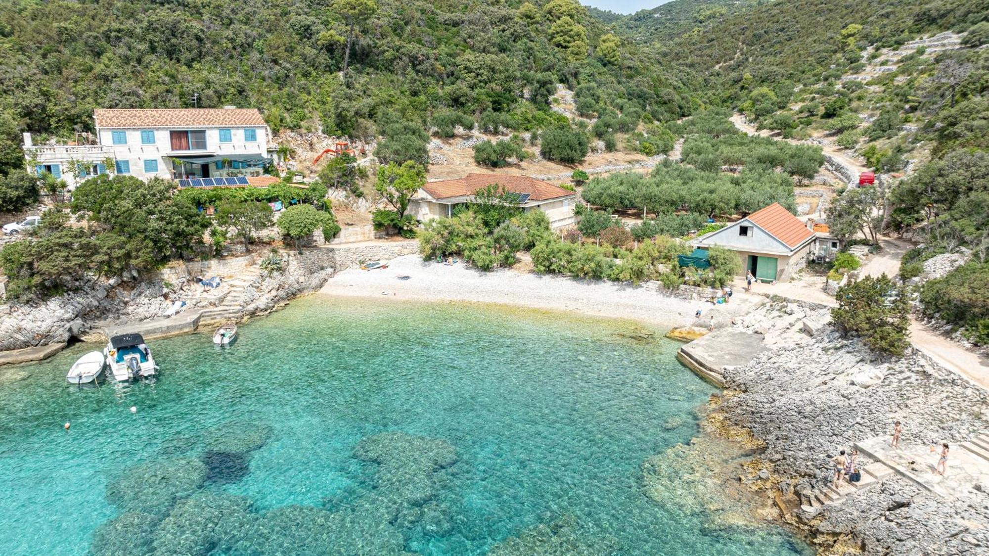 Seaside House For Families With Children Cove Rasohatica, Korcula - 4386 Lumbarda Eksteriør bilde